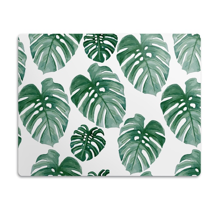Covor PVC. Tulup. Vinil. Monstera Leaves. Verde. 60x40 cm. 010250340020100006602