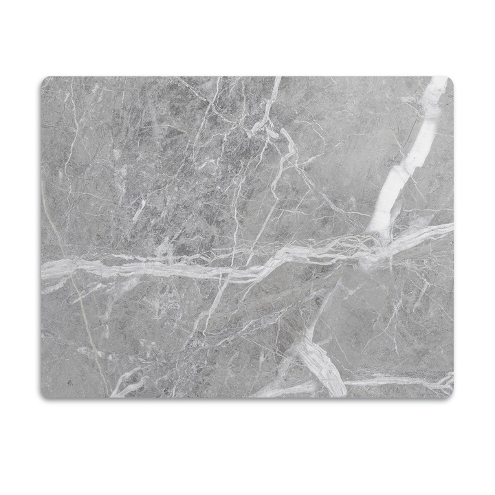 Covor PVC. Tulup. Vinil. Marmura Gri. Gri. 90x60 cm. 010250340030100030952