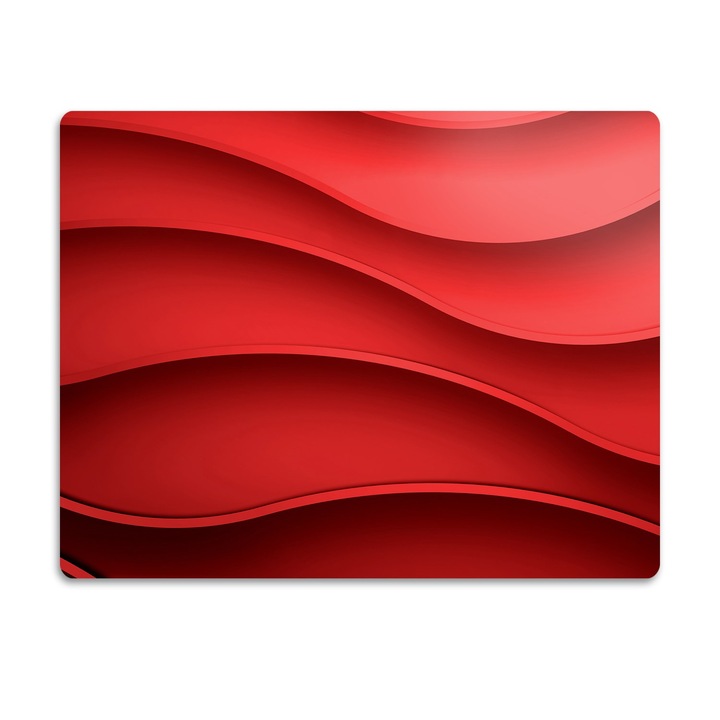 Covor PVC. Tulup. Vinil. Abstractia Rosie. Rosu. 45x35 cm. 010250340010100030924