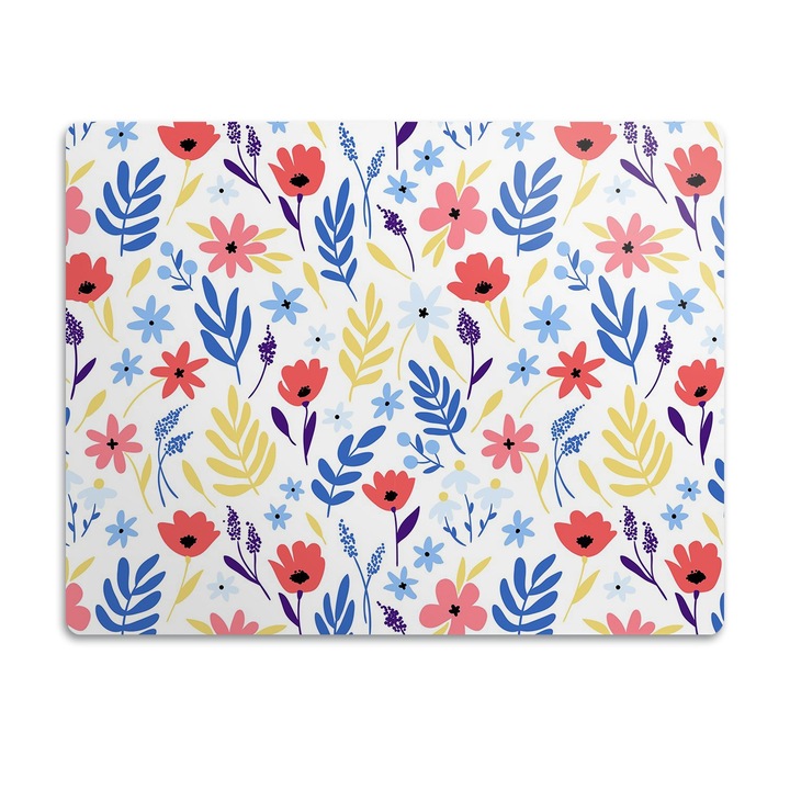 Covor PVC. Tulup. Vinil. Flori Colorate. Multicolor. 45x35 cm. 010250340010100030103