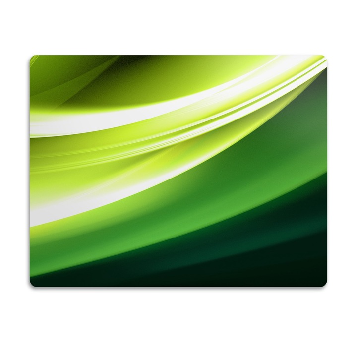 Covor PVC. Tulup. Vinil. Abstractia Verde. Verde. 45x35 cm. 010250340010100030925