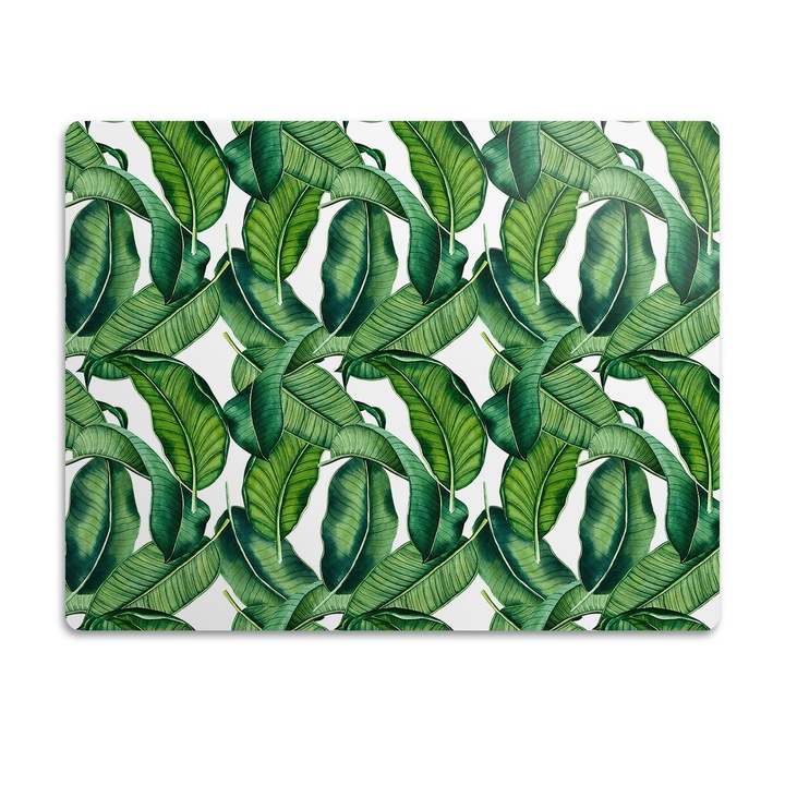 Covor PVC. Tulup. Vinil. Frunze Botanice. Verde. 45x35 cm. 010250340010100029969