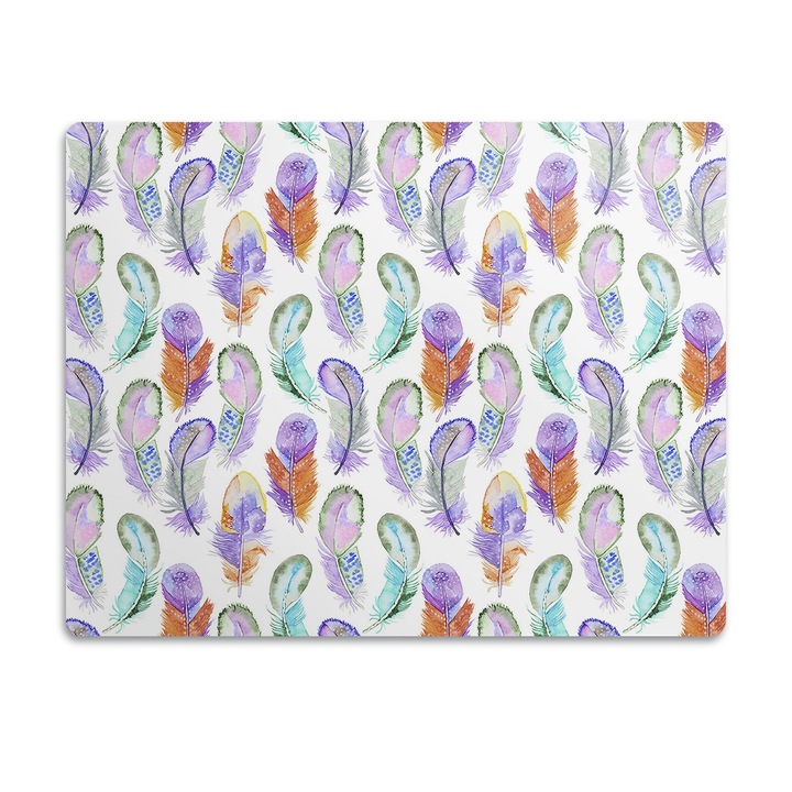 Covor PVC. Tulup. Vinil. Pene Colorate. Violet. 90x60 cm. 010250340030100007965