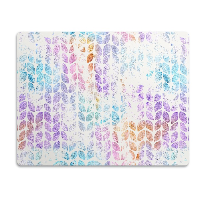 Covor PVC. Tulup. Vinil. Frunza Rupta. Violet. 90x60 cm. 010250340030100006651