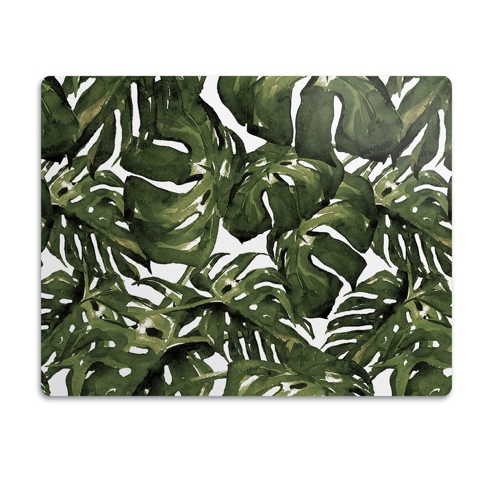 Covor PVC. Tulup. Vinil. Monstera Leaf. Verde. 45x35 cm. 010250340010100011342