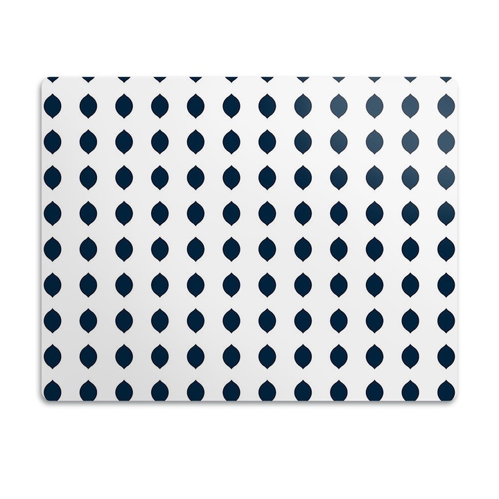 Covor PVC. Tulup. Vinil. Lamai. Albastru. 90x60 cm. 010250340030100029315