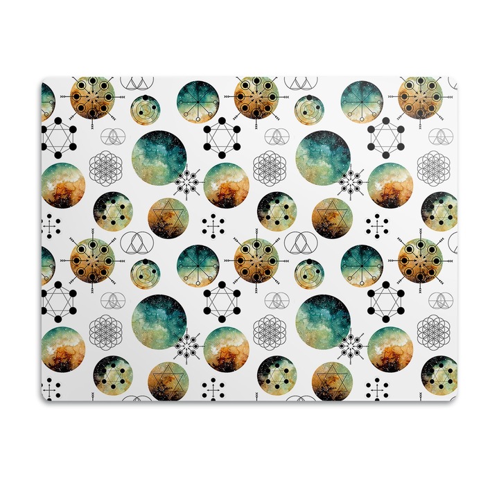 Covor PVC. Tulup. Vinil. Model Galactic. Multicolor. 90x60 cm. 010250340030100030272