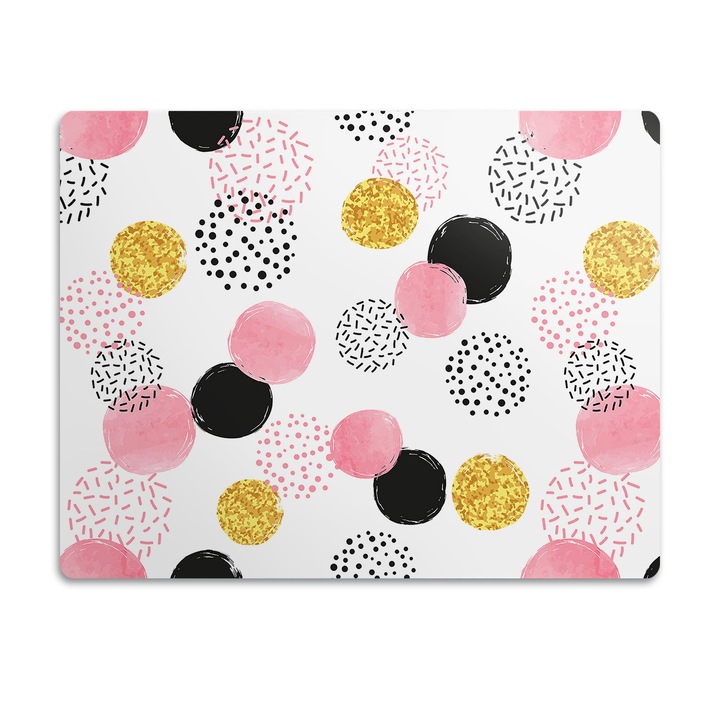 Covor PVC. Tulup. Vinil. Puncte Geometrice. Multicolor. 60x40 cm. 010250340020100029887