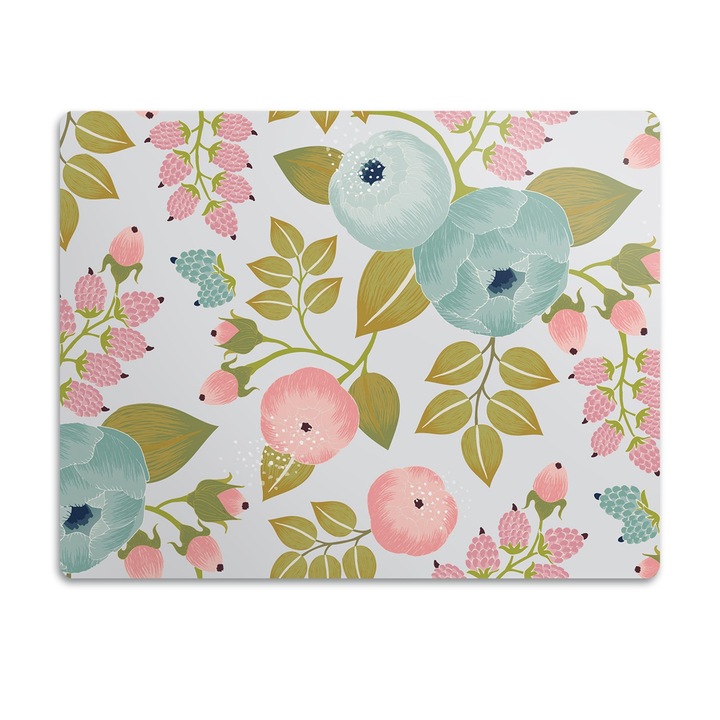 Covor PVC. Tulup. Vinil. Flori De Primavara. Multicolor. 90x60 cm. 010250340030100011858