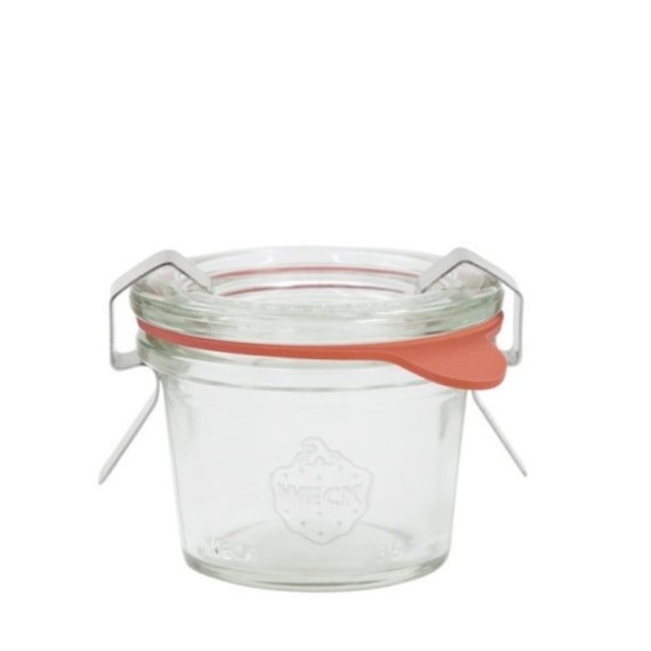 Borcan, Weck, Sticla, 35ml, Transparent