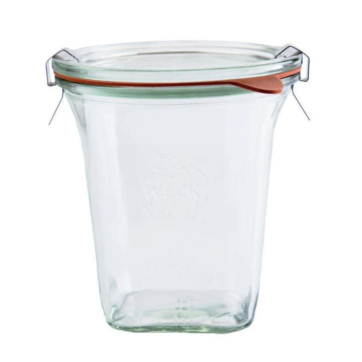 Borcan, Weck, Sticla, 545 ml, 100 mm, Transparent