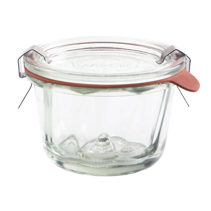 Borcan, WECK, Pentru tort, 165 ml, Transparent