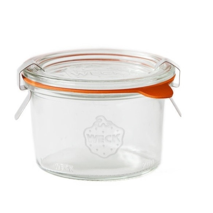 Borcan, WECK, Sticla, 200ml, Transparent