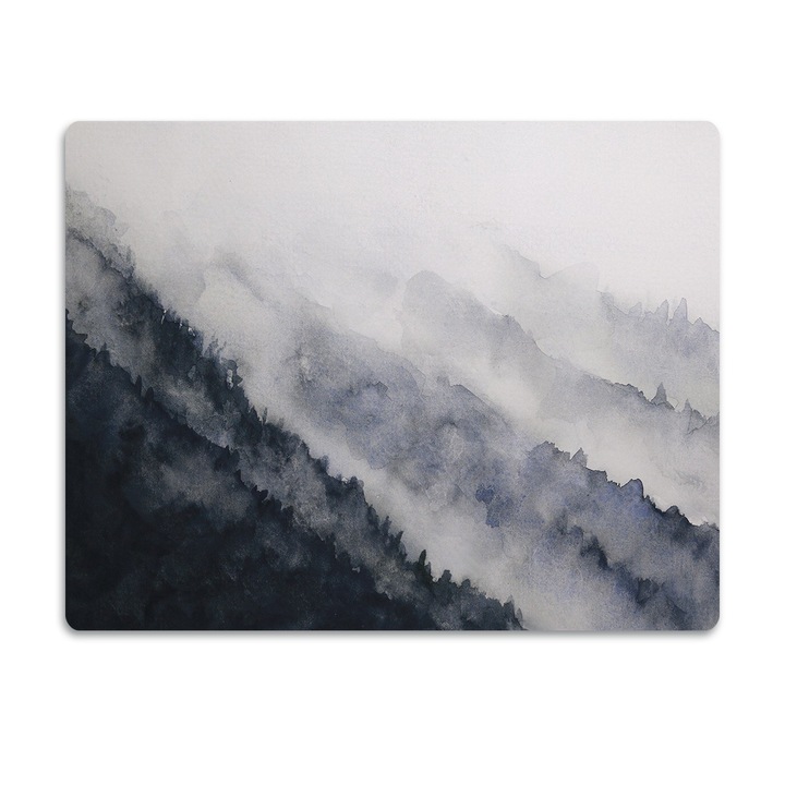 Covor PVC. Tulup. Vinil. Peisaj Montan. Gri. 90x60 cm. 010250340030100030741