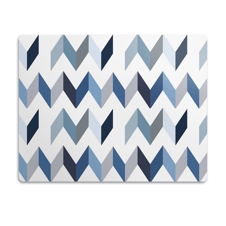 Covor PVC. Tulup. Vinil. Oase De Peste. Albastru. 90x60 cm. 010250340030100012205