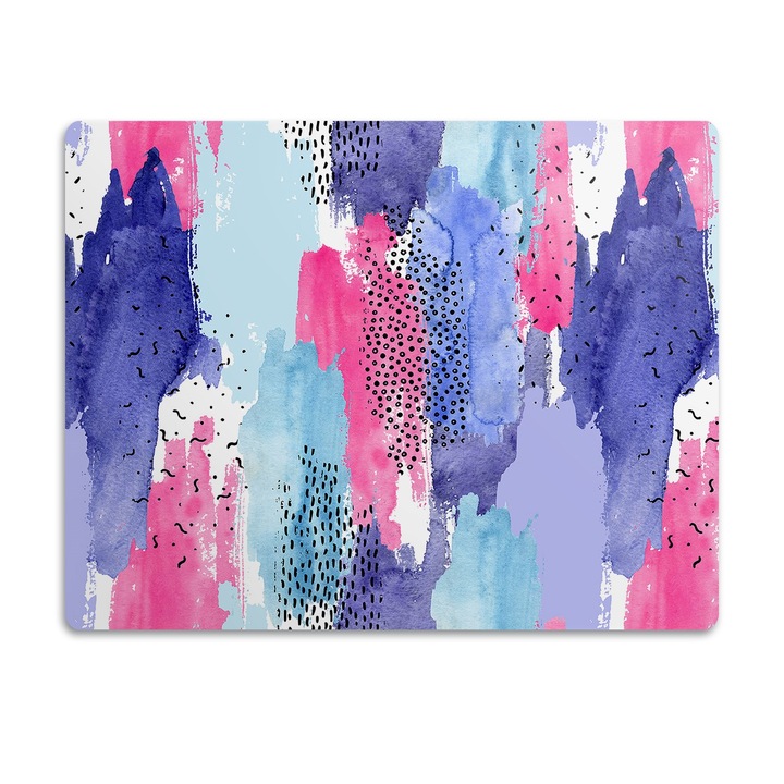 Covor PVC. Tulup. Vinil. Acuarela Abstracta. Multicolor. 90x60 cm. 010250340030100030201