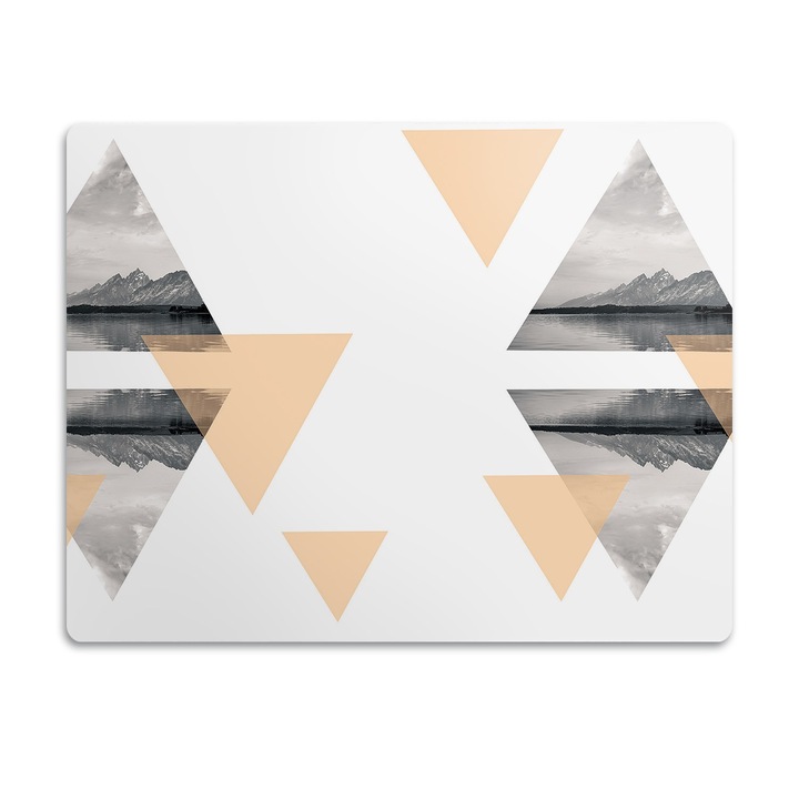 Covor PVC. Tulup. Vinil. Lacul Peisaj. Gri. 90x60 cm. 010250340030100012267