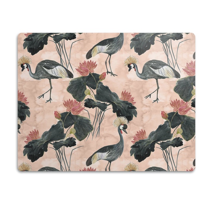 Covor PVC. Tulup. Vinil. Macarale Chinezesti. Roz. 45x35 cm. 010250340010100054871