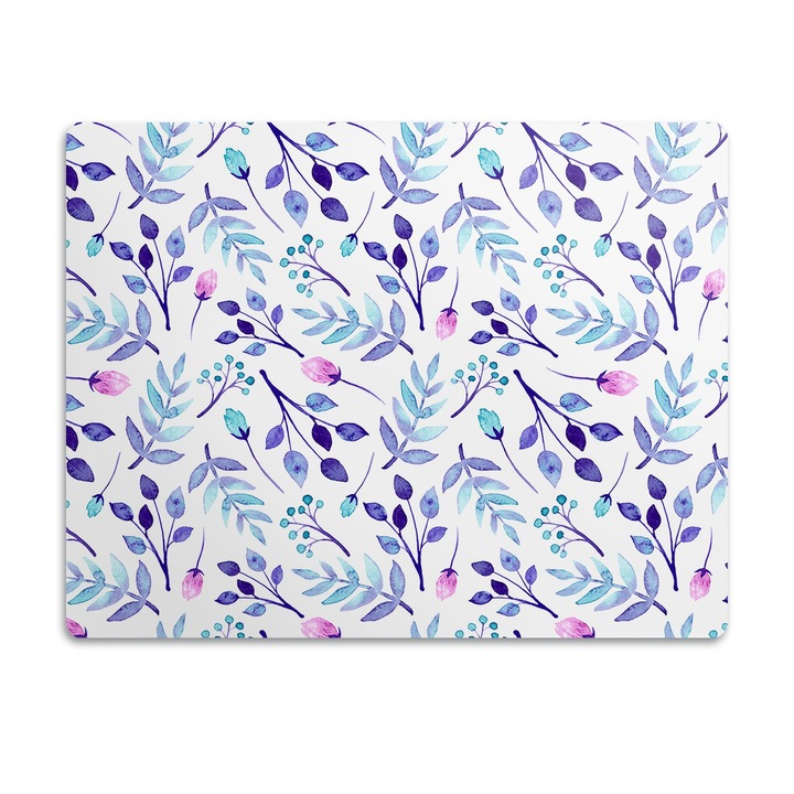 Covor PVC. Tulup. Vinil. Ramuri Violete. Violet. 90x60 cm. 010250340030100030376