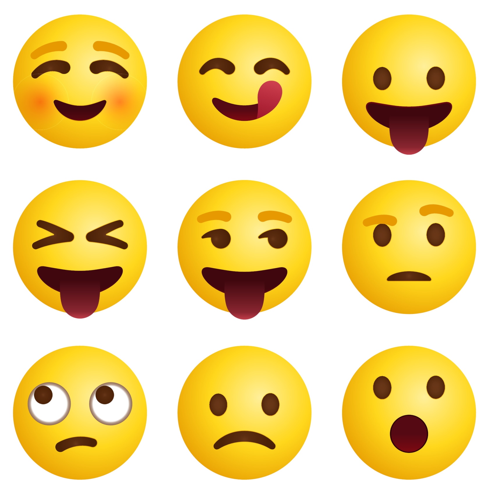 Set Stickere haioase adezive 30 bucati Waterproof Pvc, Emoticoane Emojy ...