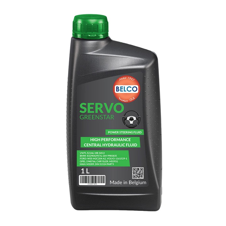 Ulei servodirectie verde, GREENSTAR, BELCO, 1L