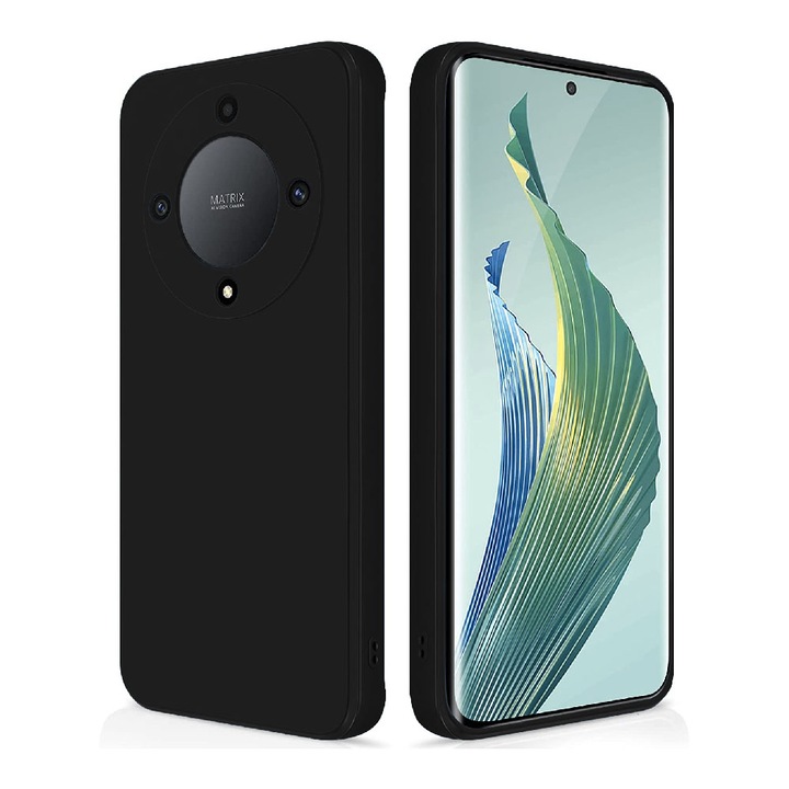 Силиконов TPU калъф за Honor Magic 5 Lite, Hard TPU, Optim Tech Protection, Camera Protection, Черен