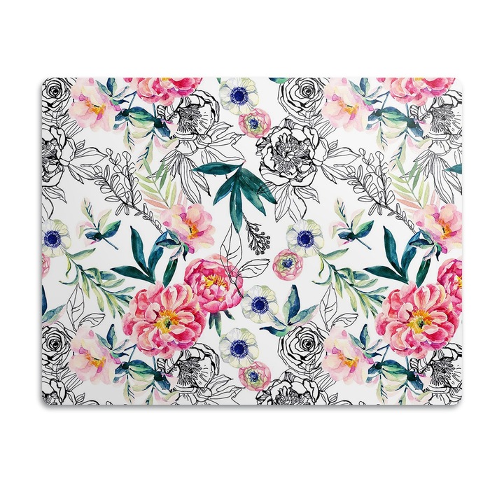 Covor PVC. Tulup. Vinil. Poza De Primavara. Multicolor. 90x60 cm. 010250340030100030771