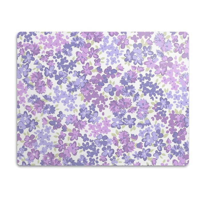 Covor PVC. Tulup. Vinil. Campul De Suveniruri. Violet. 90x60 cm. 010250340030100030377