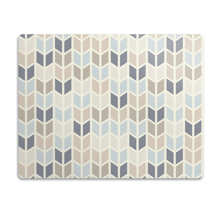 Covor PVC. Tulup. Vinil. Textura Geometrica. Bej. 45x35 cm. 010250340010100030422