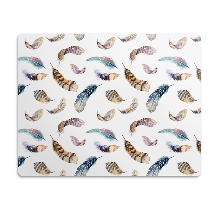 Covor PVC. Tulup. Vinil. Pene Mari. Multicolor. 90x60 cm. 010250340030100030383