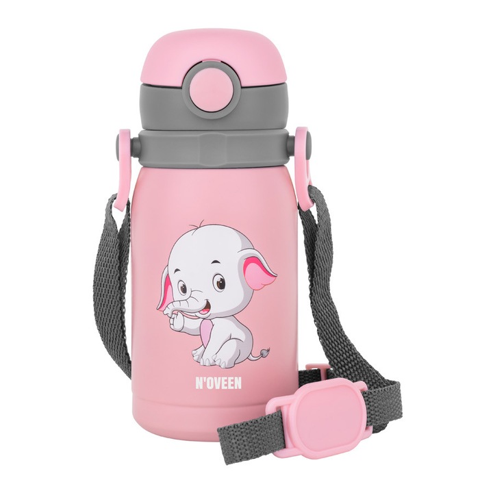 Termos cana cu pai 300ml, Roz