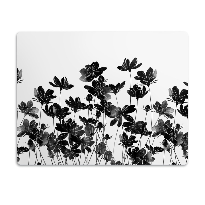 Covor PVC. Tulup. Vinil. Lunca Neagra. Alb. 60x40 cm. 010250340020100030488