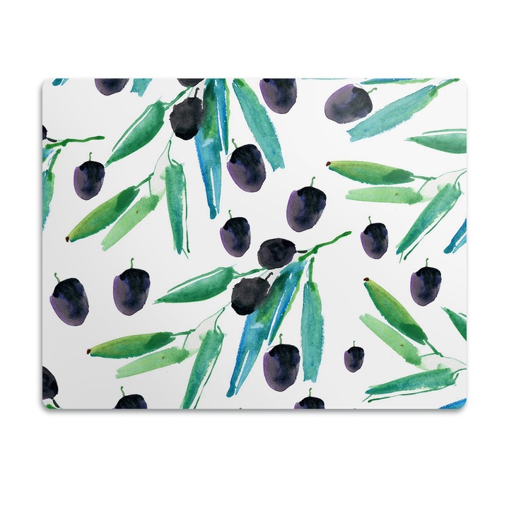 Covor PVC. Tulup. Vinil. Masline. Verde. 90x60 cm. 010250340030100031337