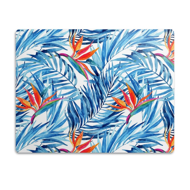 Covor PVC. Tulup. Vinil. Paradisul Albastru. Albastru. 90x60 cm. 010250340030100029991