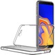 Husa 360 compatibila cu Samsung Galaxy J4 Plus, Transparenta fata si spate, Protectie completa, FullBody, Anti-ingalbenire, Silicon TPU