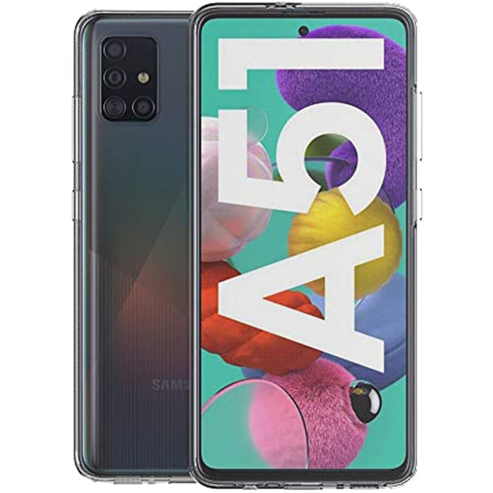 Husa 360 compatibila cu Samsung Galaxy A51, Transparenta fata si spate, Protectie completa, FullBody, Anti-ingalbenire, Silicon TPU