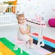 Детски музикален комплект с MP3 електронен орган LikeSmart Piano Music Show, 37 клавиша, 8 инструментални звука и музикални ритми, Микрофон, USB кабел, Табуретка, Розов