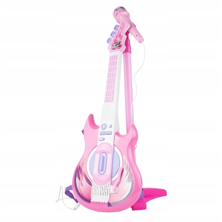 Комплект китара за деца с микрофон и усилвател