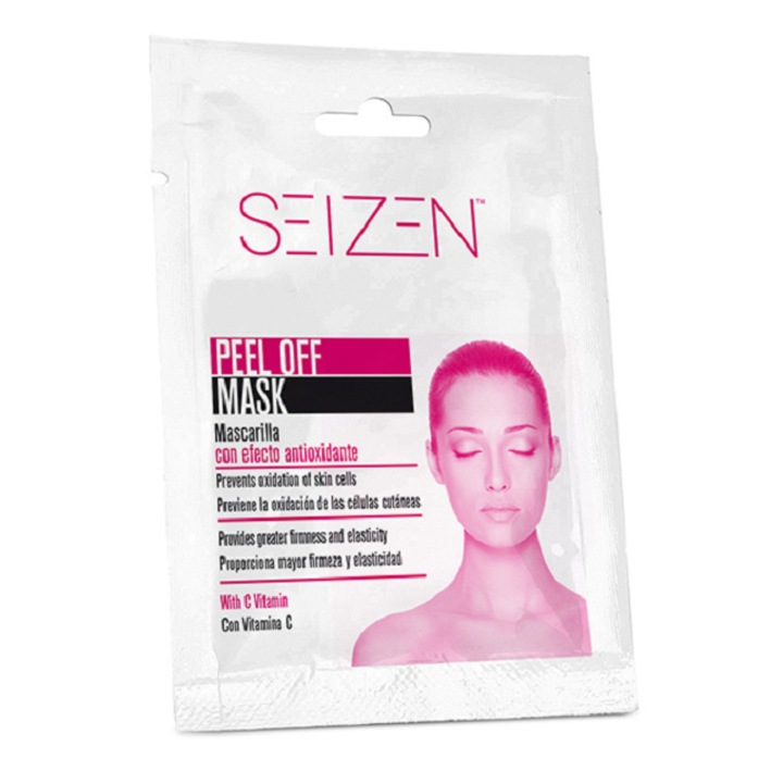 Ексфолираща маска за лице, SEIZEN PROFESSIONAL, антиоксидантна, с витамин C, Peel-off Mask, за стегнатост и еластичност, 10 ml