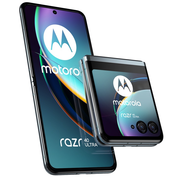 Смартфон Motorola razr 40 Ultra, Dual SIM, 256GB, 8GB RAM, 5G, Glacier Blue