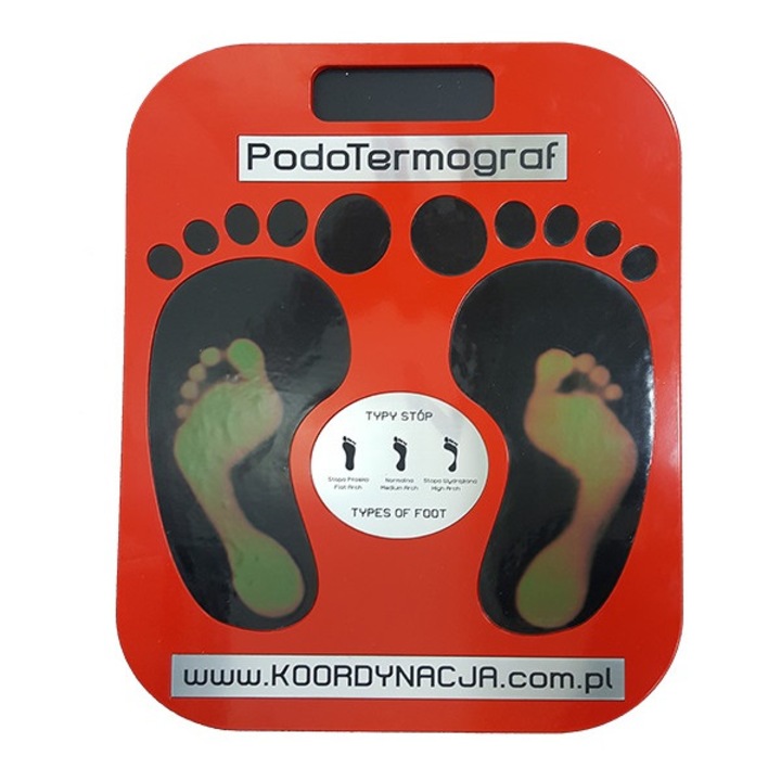 Podoscop plantar, KOORDYNACJA, PodoTermograf, Rosu/Negru