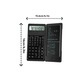 Calculator de birou cu tableta pentru notite, stiintific,12 digits, alimentare baterie CR2025, negru