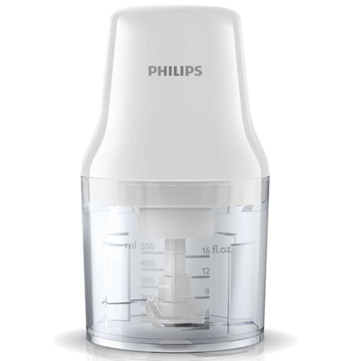 Philips HR1393/00 Aprítógép, 450 W, 0.5 l, 1 sebesség, Fehér