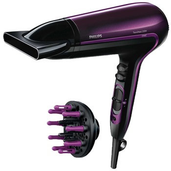 Uscator de par Philips HP8233/00, Ionizare, 2200 W, 2 Viteze/2 Setari Caldura, Mov Uscator de par Philips HP8233/00, Ionizare, 2200 W, 2 Viteze/2 Setari Caldura, Mov