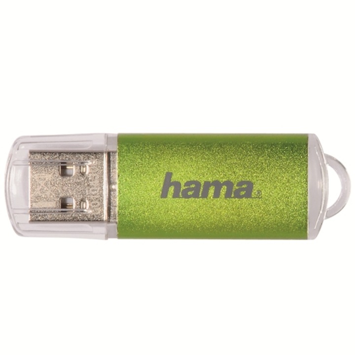 Memorie USB Hama Laeta 64GB, USB 2.0, Verde