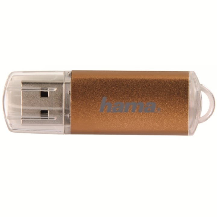 Memorie USB Hama Laeta 32GB, USB 2.0, maro