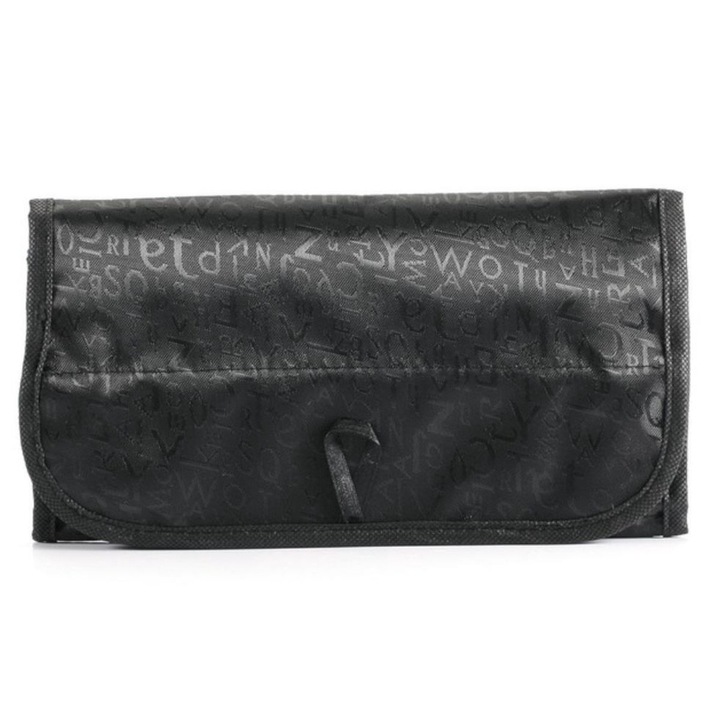 Organizator cu 4 compartimente, 25 x 12.5 cm, Negru