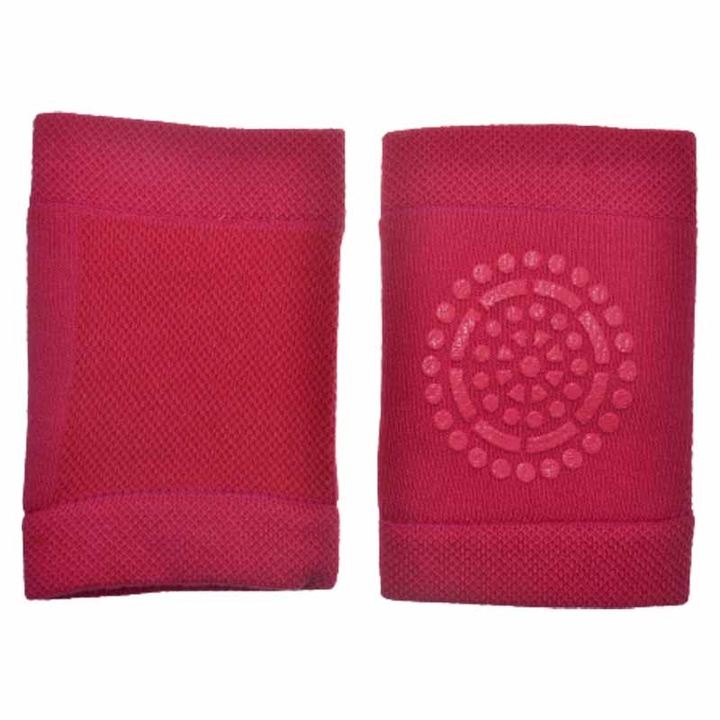 Genunchiere antiderapante pentru bebelusi Milusie 016043, Fucsia