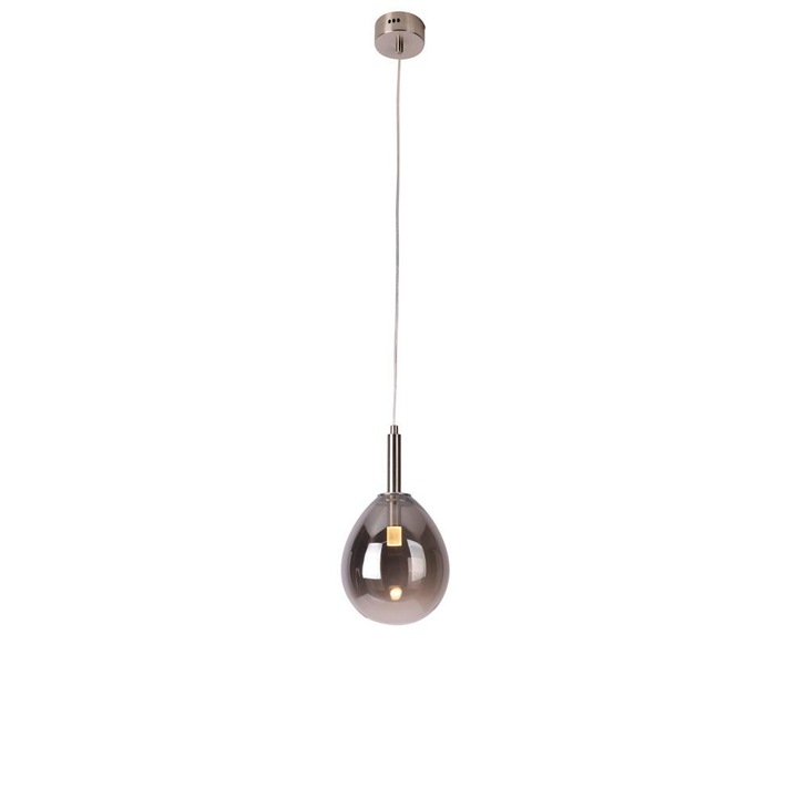 1x6W LED Полилей, LUKKA сребро
