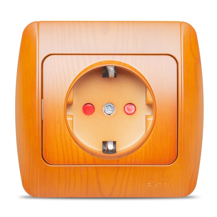 Priza Simpla Elbi Zirve CP Protectie Copii ST Stejar